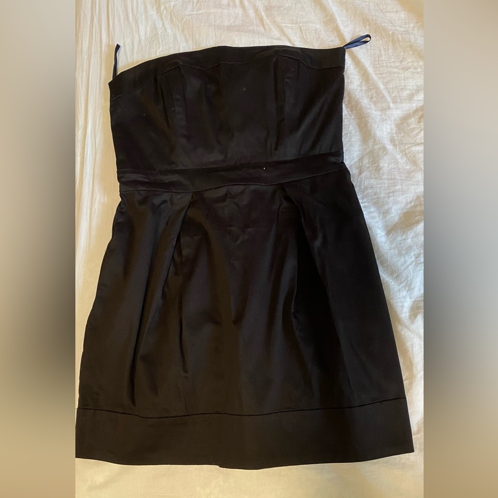 Black mini dress